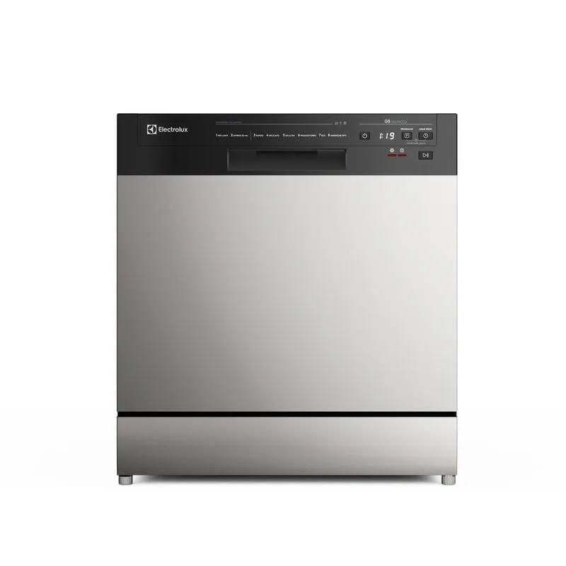 Lava-Louça Elextrolux 8 Serviços Inox com Programa Lava & Seca 50 min LS08E