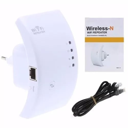 Miniatura Repetidor Sinal Wifi 300Mbps Wps Ap Aumentar Sinal
