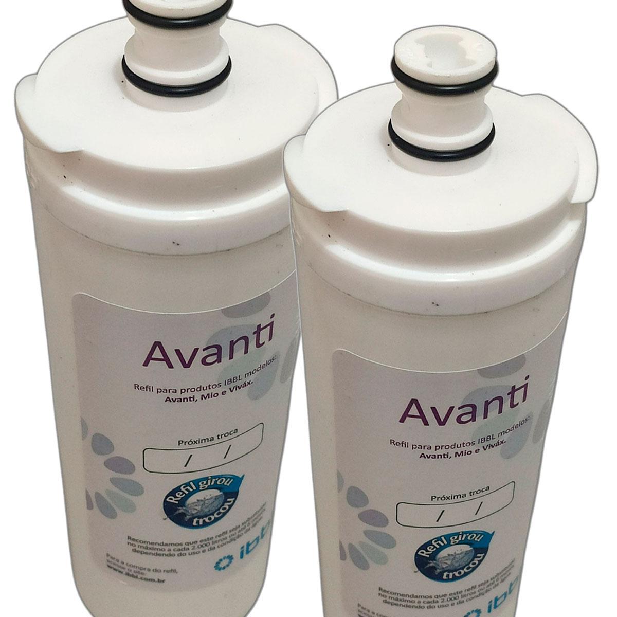 Miniatura Kit 2 Refil Filtro Ibbl Avanti Mio Vivax Purificador Àgua