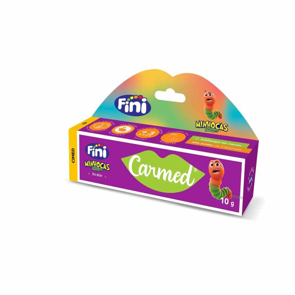 Miniatura Hidratante Labial Carmed Fini Minhocas Azedinhas 10g