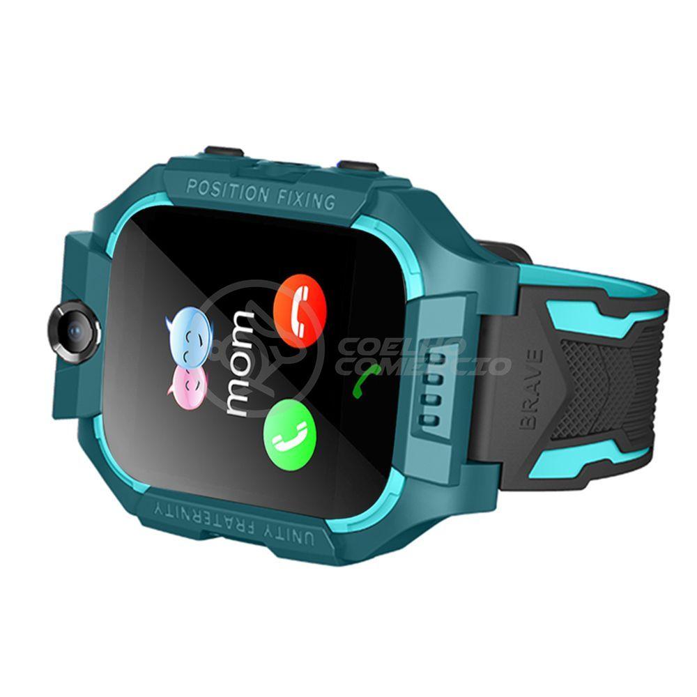 Smartwatch Relógio Inteligente Infantil Criança Q12 - Verde