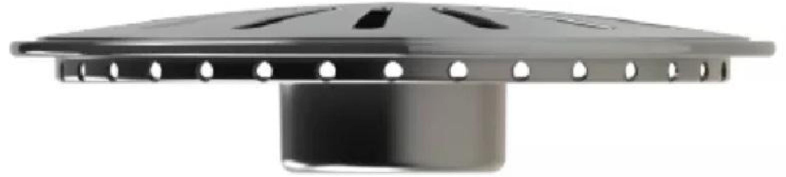 Miniatura Ralo De Fundo Anti Turbilhão Em Aço Inox Para Piscinas 50Mm
