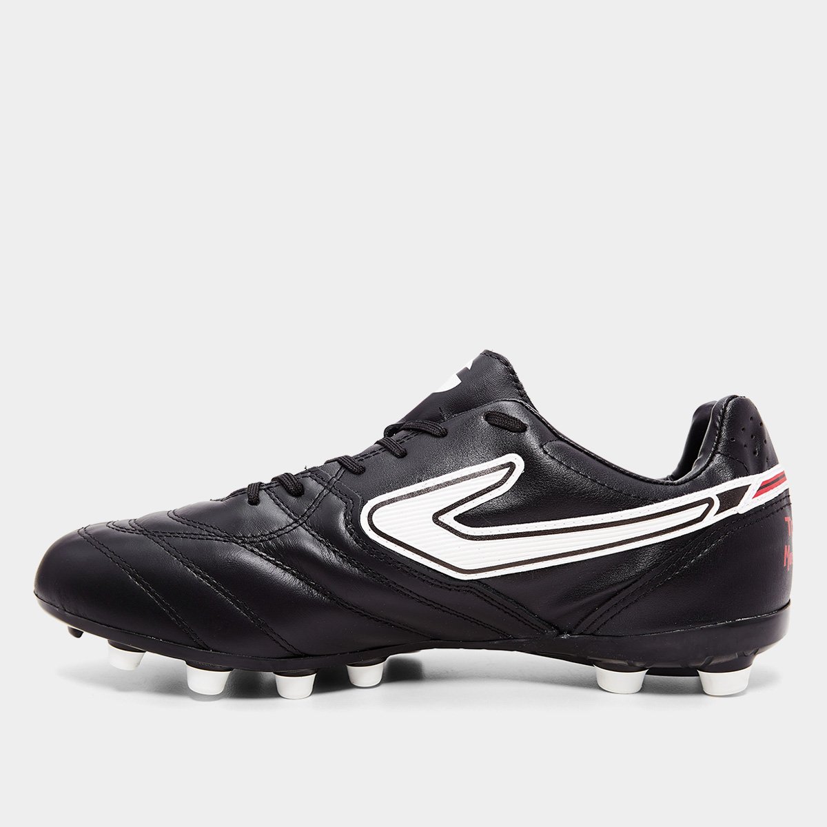 Chuteira Campo Topper Maestro PRO V Masculina Preto+Branco - 37