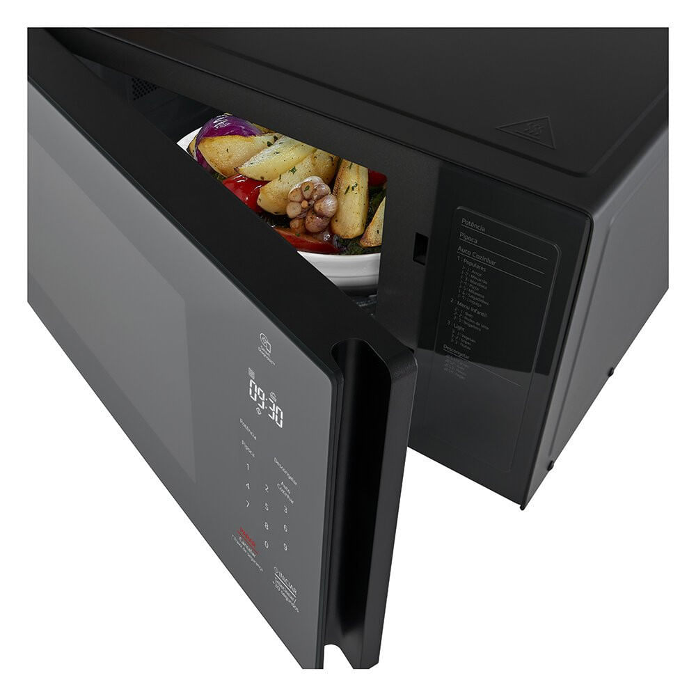 Micro-Ondas LG NeoChef 30 Litros, Espelhado, Limpa Fácil MS3094 Prata - 110V