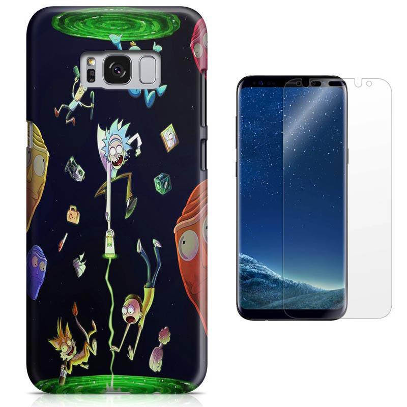 Miniatura Kit Capa Galaxy S8+ Plus Rick And Morty E Película