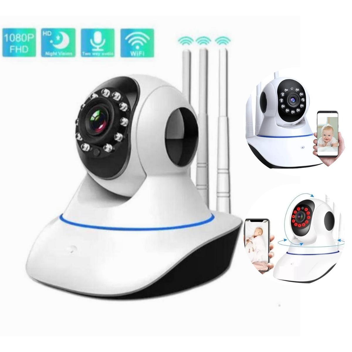 Miniatura Baba Eletronica Premium Camera Wifi Sem Fio Visão Noturna