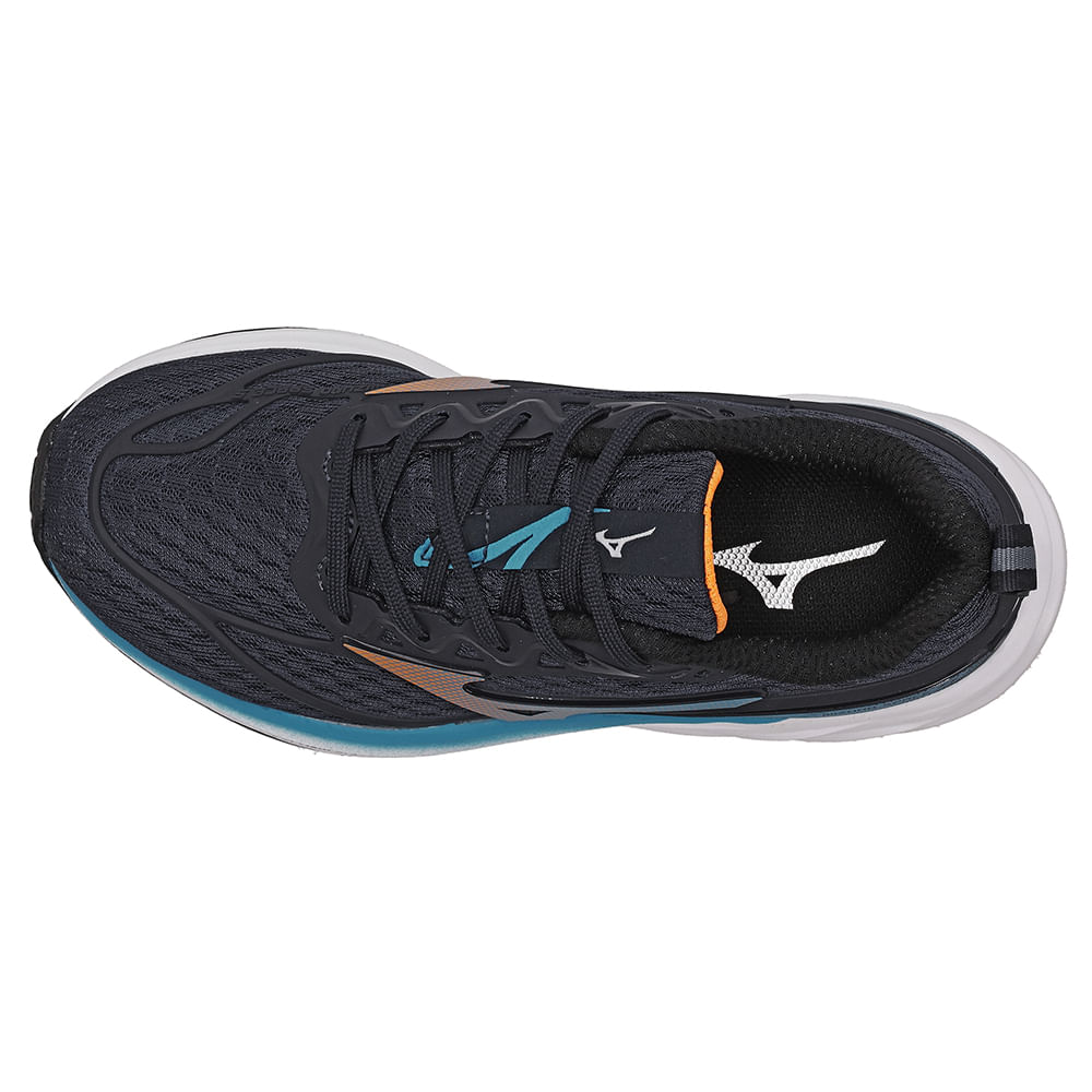 Miniatura Tênis Mizuno Space 5 Junior 28 Azul