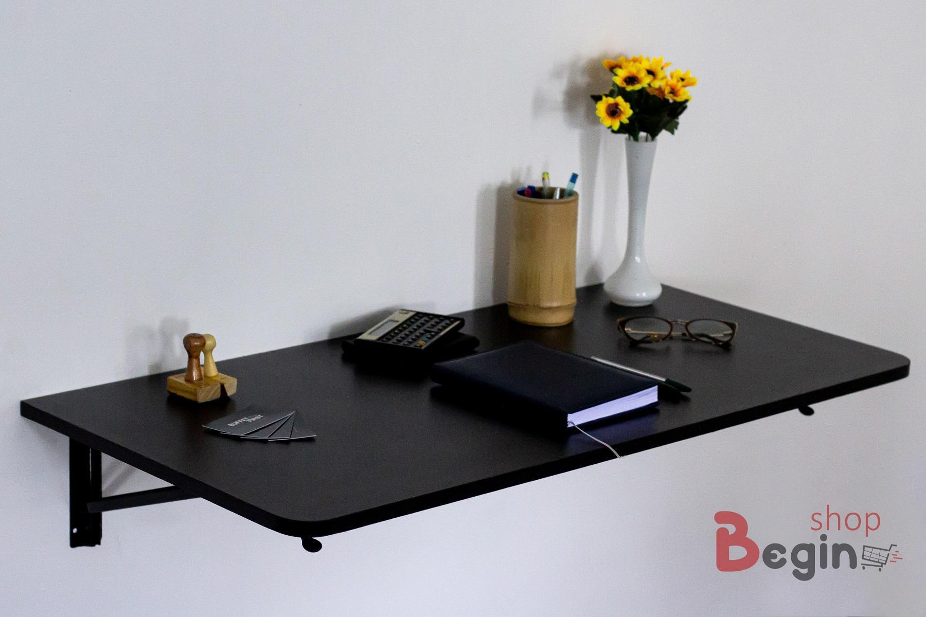 Miniatura Mesa Dobrável Bancada De Estudos Suspensa Em 80X40X1,5 Cm