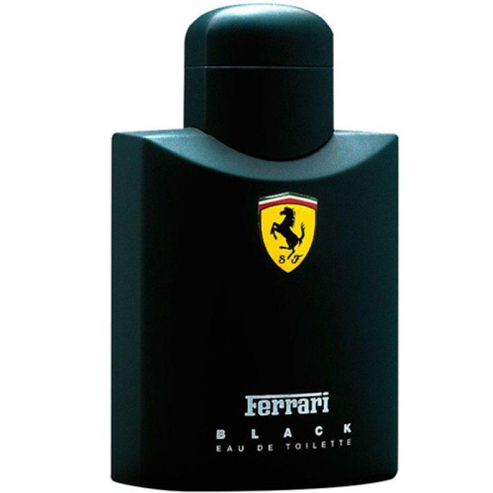 Miniatura Perfume Ferrari Black Scuderia Eau De Toilette - Perfume Masculino 125ml