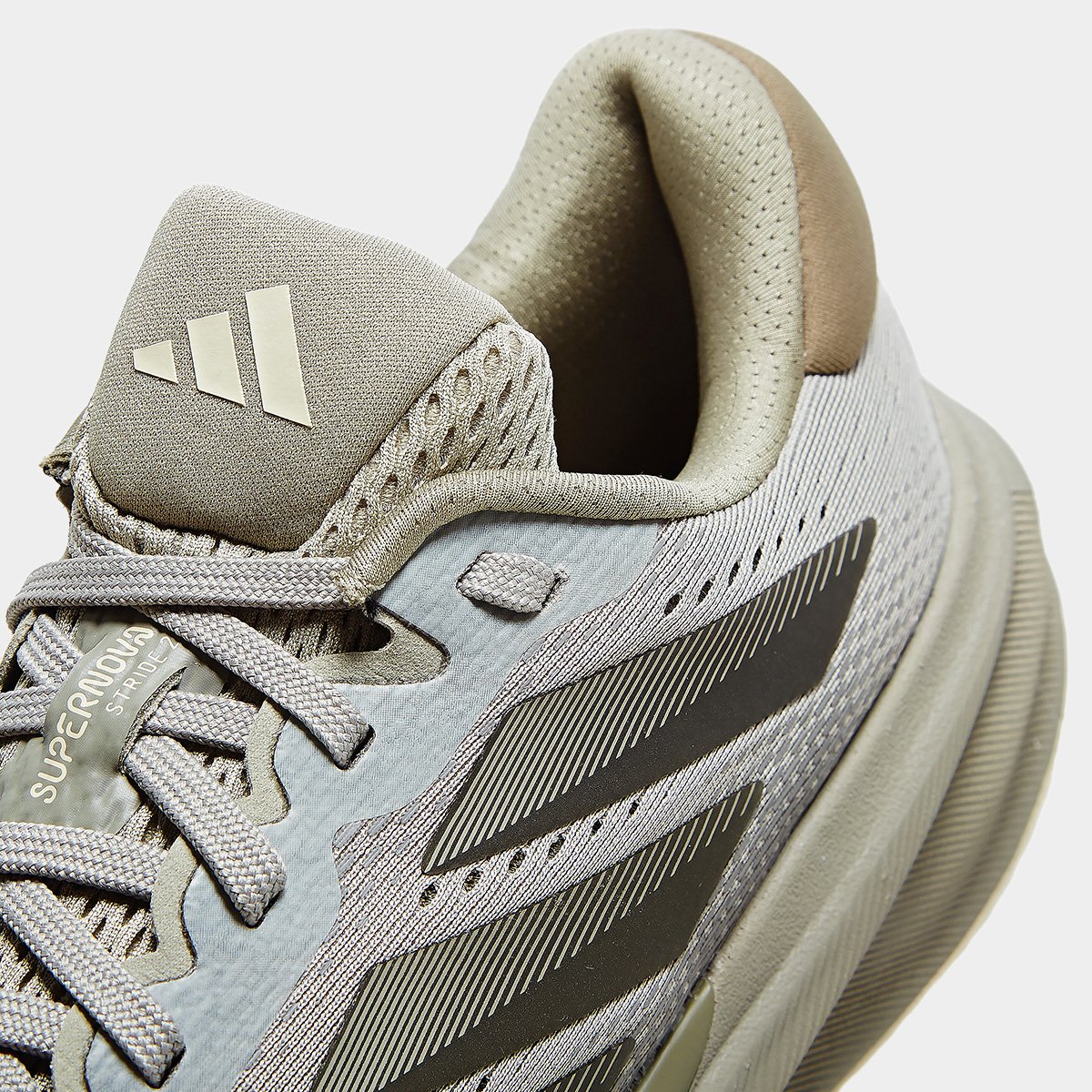 Tênis Adidas Supernova Stride 2 Masculino Prata+Verde - 39