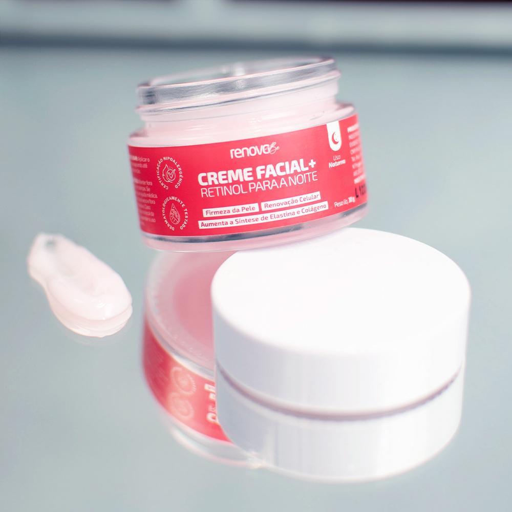 3 Potes Colágeno Verisol Renova Be + 1 Creme Facial Retinol