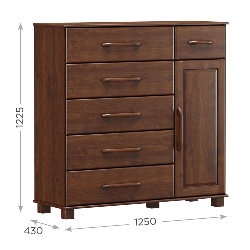 Miniatura Conjunto Ouro Café Cama Queen 1,60cm, Cômoda Sapateira C/ 6 Gavetas, 2 Mesas Cabeceira Finestra