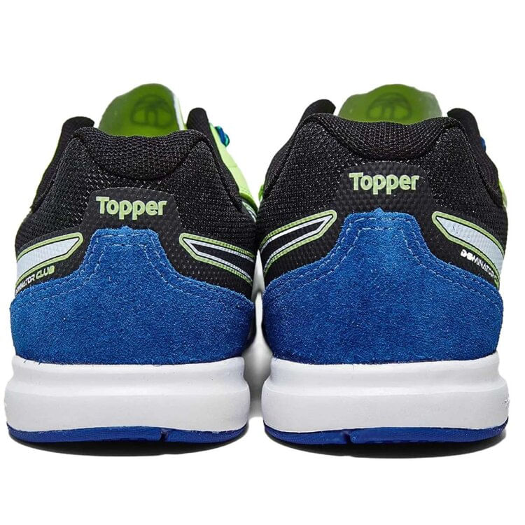 Tenis Futsal Topper Dominator Club V Infantil - VERDE/PTO
