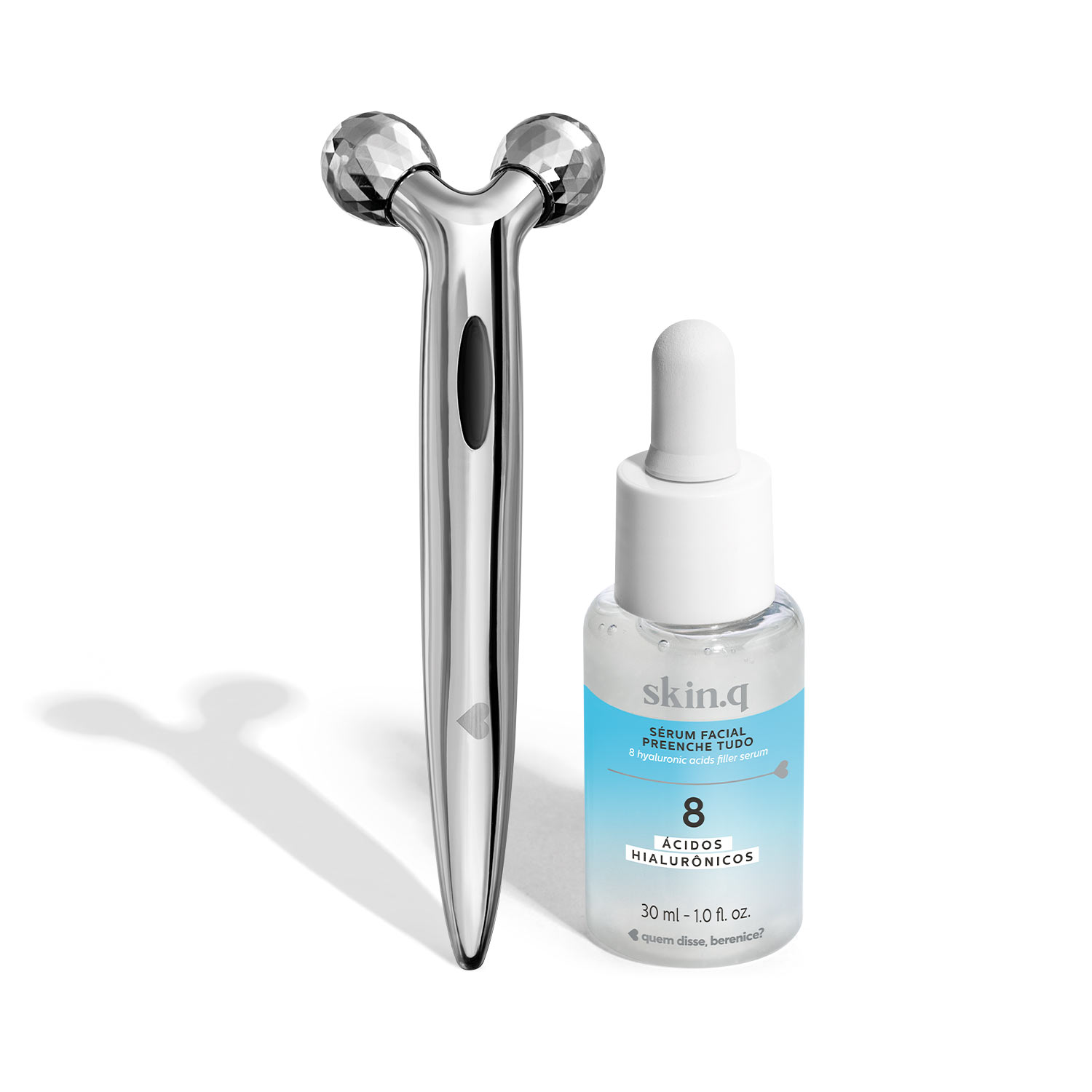 Miniatura Combo Skincare: Sérum Facial Skin.q 30ml + Massageador Facial 3D
