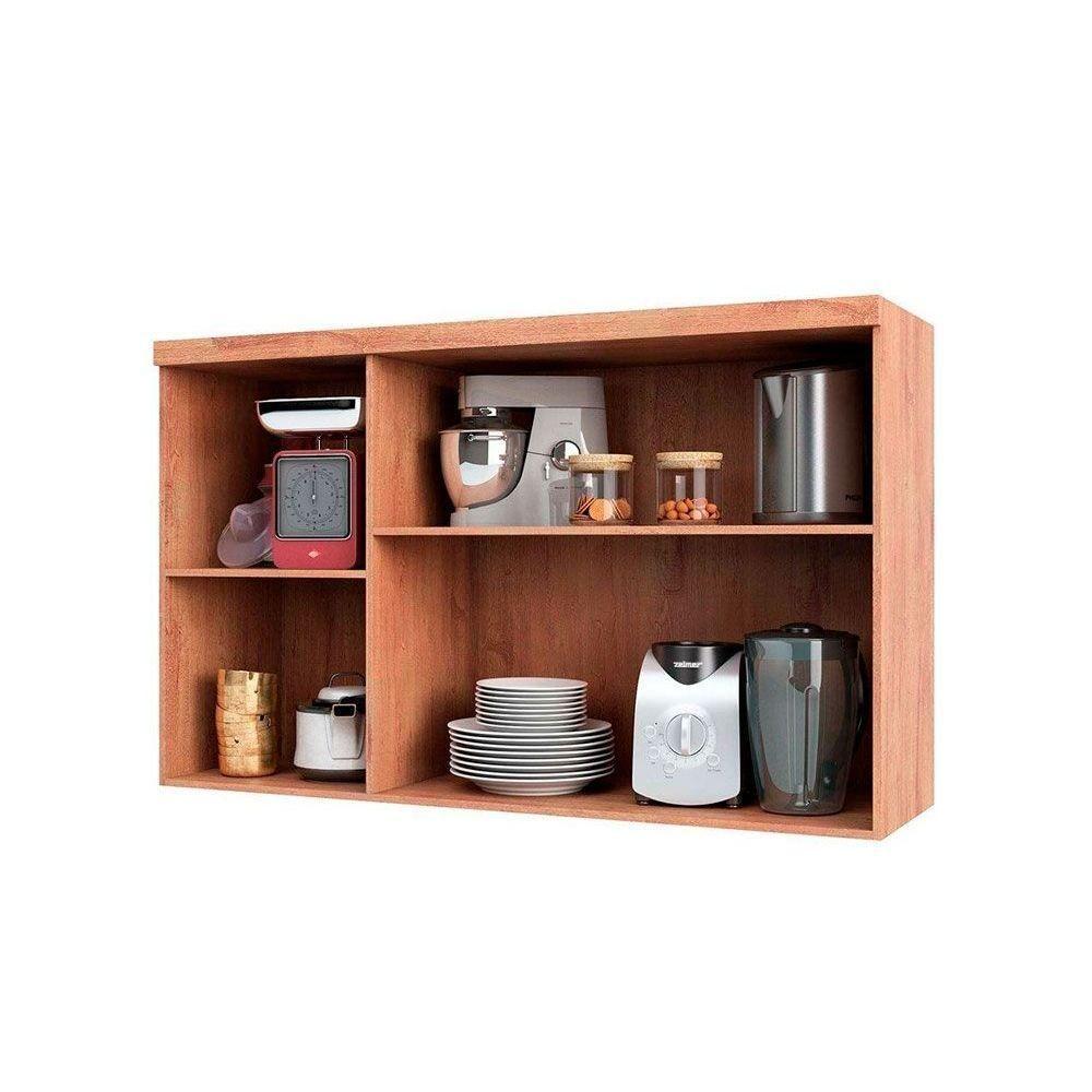 Miniatura Armário De Cozinha Modulado Chardonnay C/ 3 Portas Castanho/branco - Ronipa