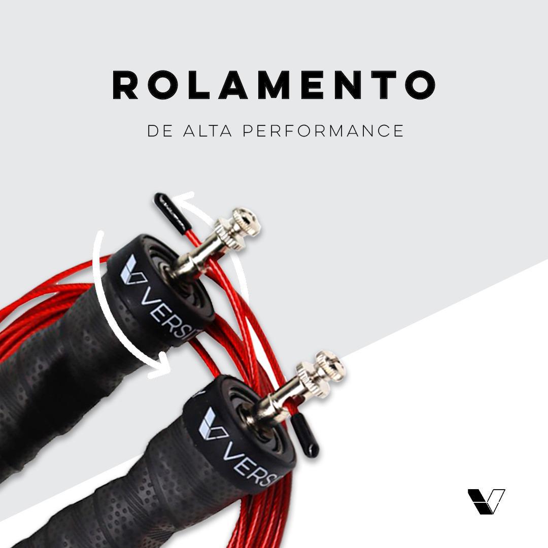 Miniatura Corda De Crossfit Speed Rope Pro Versity Rolamento Duplo