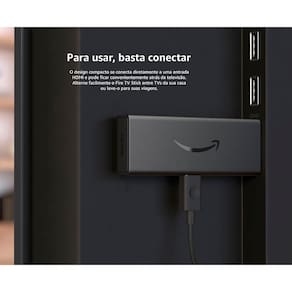 Fire TV Stick Amazon com Alexa e Controle Remoto Full HD - 2021