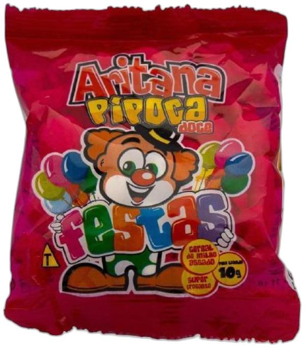 Fardo De Mini Pipoca Com 50 Unidades De 10Gr Aritana