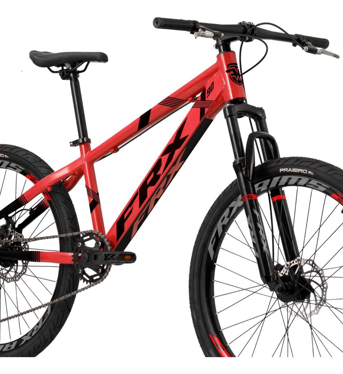Miniatura Bicicleta Frx X90 Aro 26 Freeride Coroa Unica Red 14