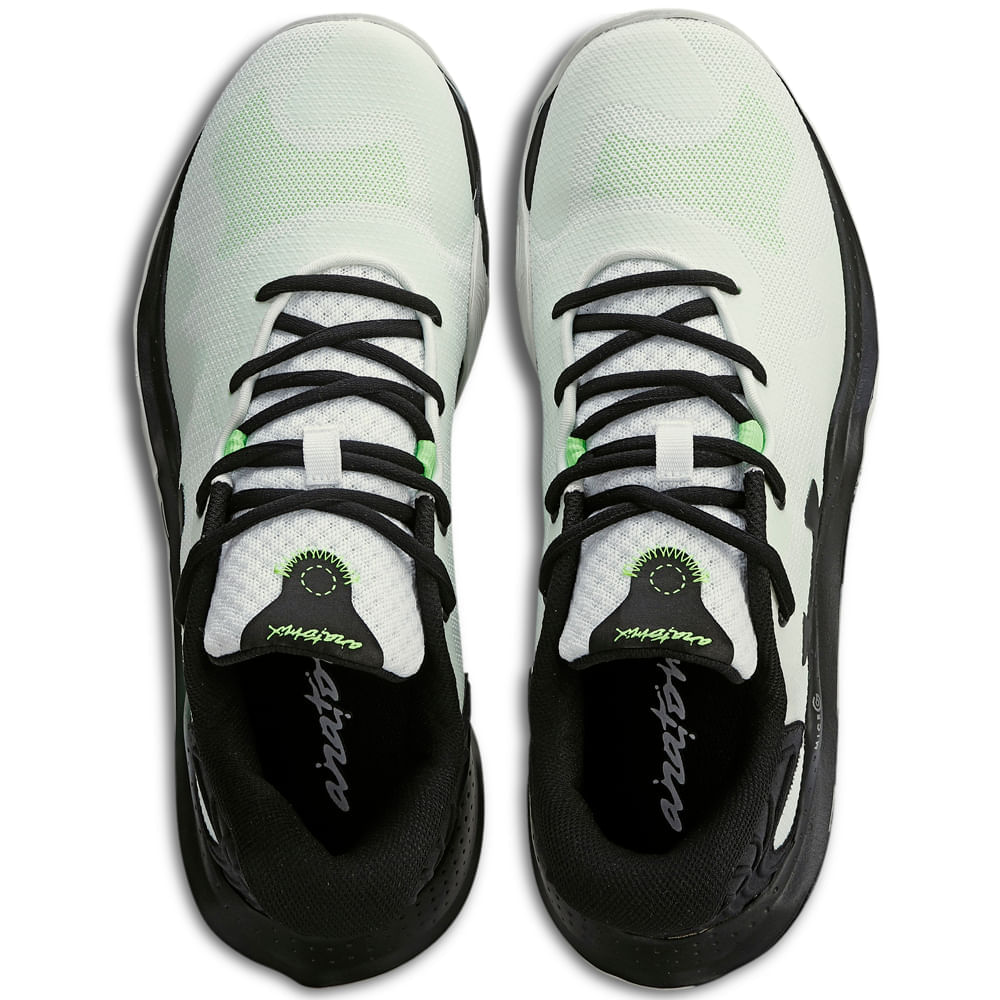 Miniatura Tênis de Basquete Masculino Under Armour Buzzer Branco - 39