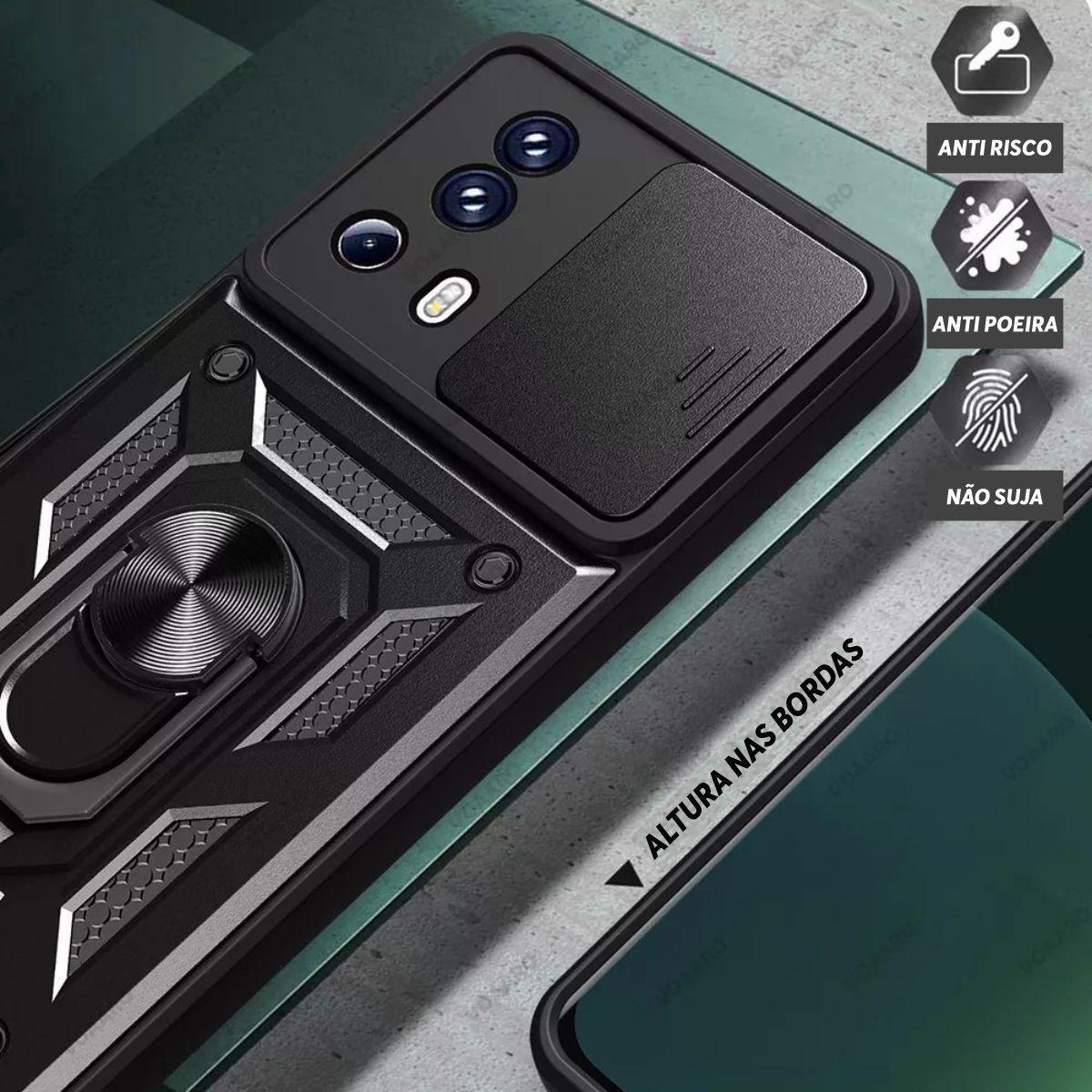 Capa Capinha Case Para Xiaomi Mi 13 Lite - Protetora Militar