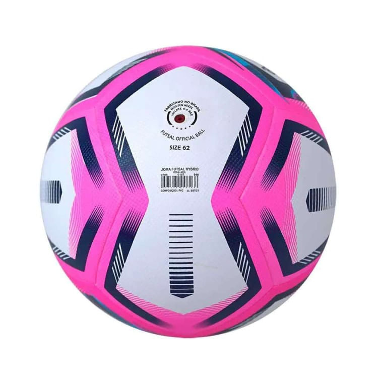 Miniatura Bola Futsal Joma Hybrid - Bcorsaaz - BCO/RSA/AZ
