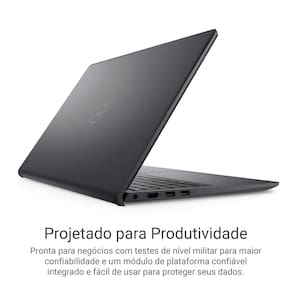 Notebook Dell Inspiron I15-I1300-A80P Intel Core i7 Tela15,6” Full HD 120Hz 16GB DDR4 1TB SSD Preto