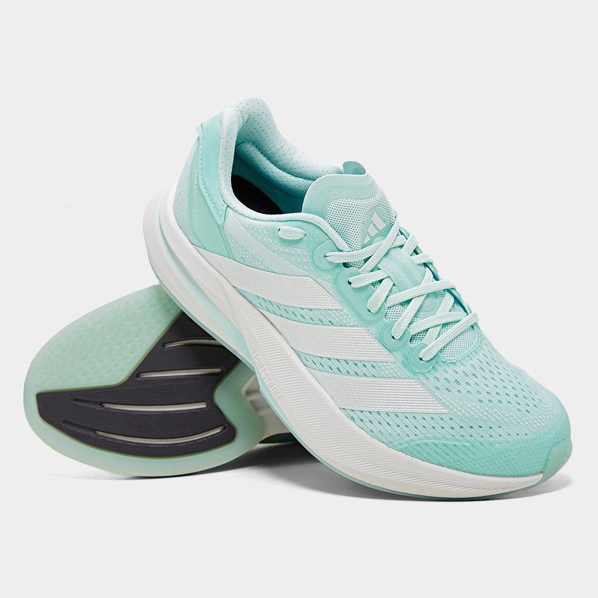 Miniatura Tênis Adidas Duramo Speed 2 Feminino Azul Turquesa - 34