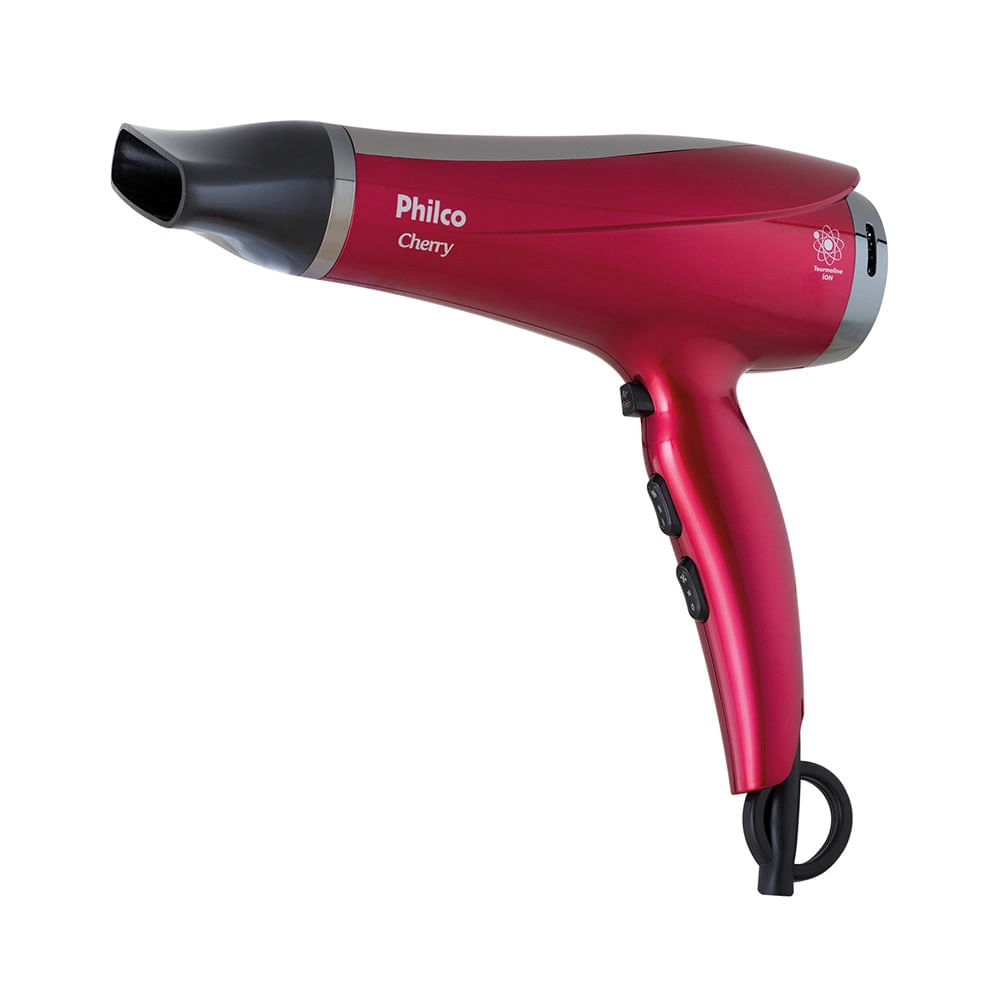 Miniatura Secador de Cabelo Philco Cherry Vermelho - 2100W