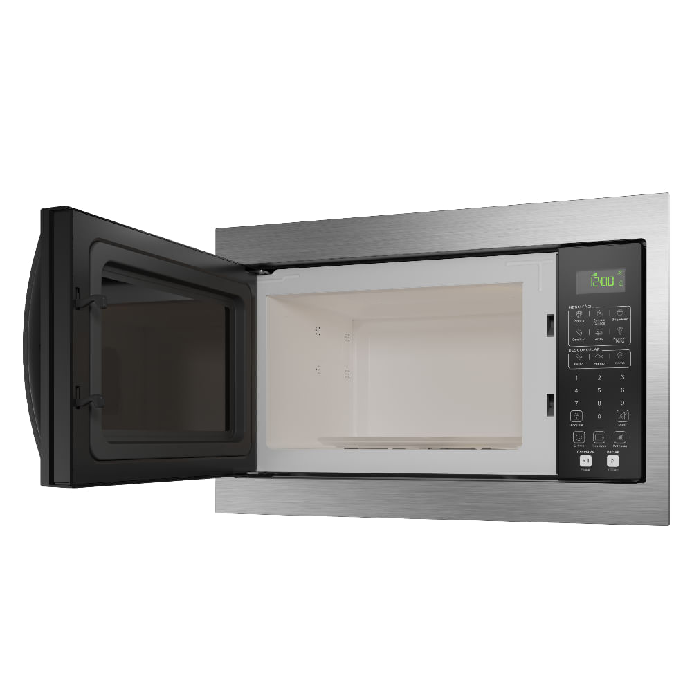 Miniatura Micro-ondas Consul de Embutir 32 Litros Preto com Design Moderno e Menu Fácil - CM146AE 110V