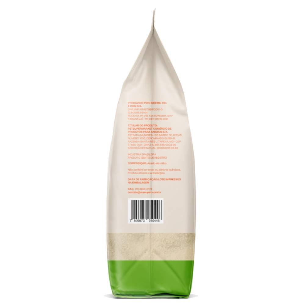 Areia Higiênica Meau Biodegradável Grãos Finos para Gatos - 12 Kg