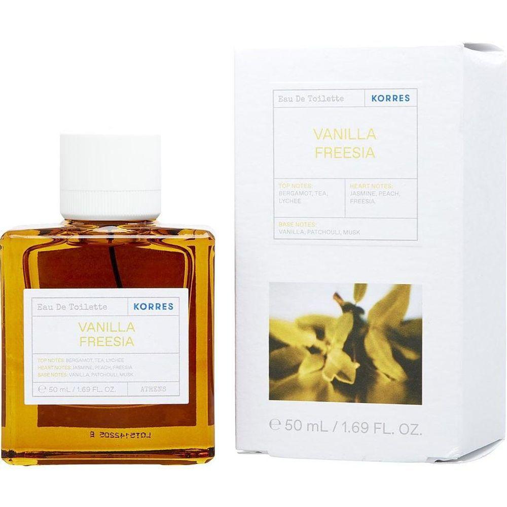 Miniatura Perfume Feminino Korres Vanilla Freesia Edt Spray 50ml