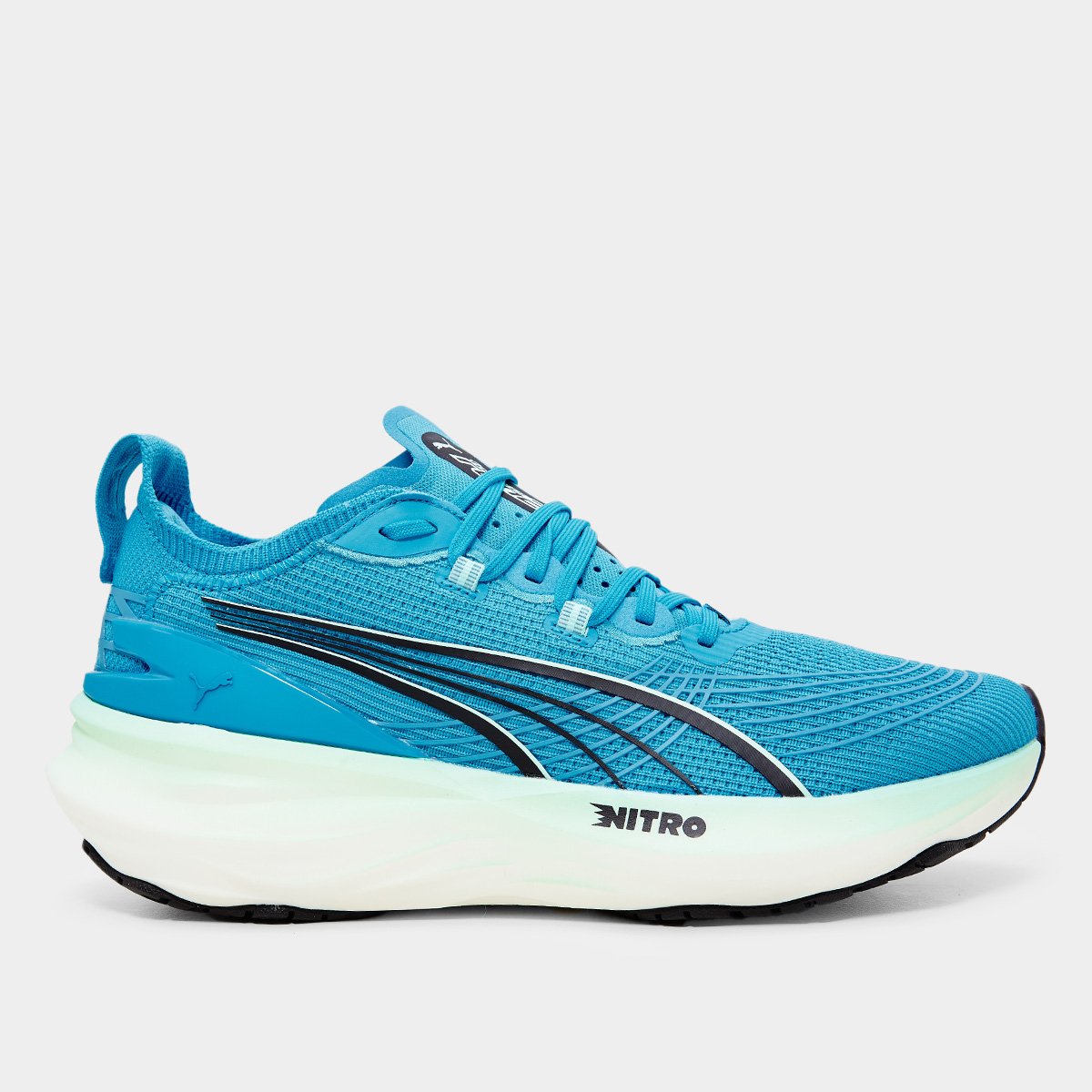 Miniatura Tênis Puma Forever Run Nitro 2 Masculino Azul - 39