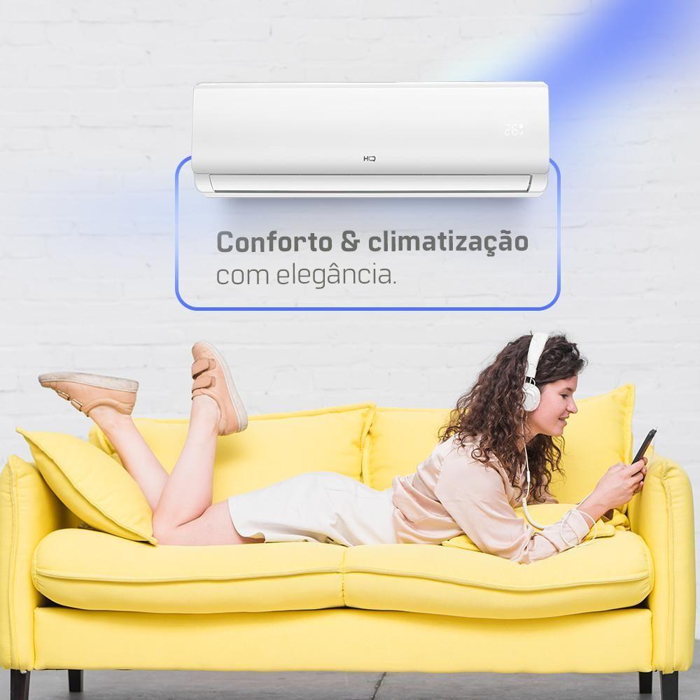 Ar Condicionado Split HQ Hi Wall Inverter 24.000 BTUs Quente e Frio Branco VIHT24KCH3S2S23 - 220V Monofásico