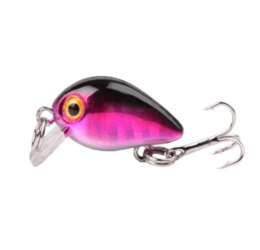 Kit 10 Mini Isca Artificial De Pesca 2,5Cm Tucunare Tilapia