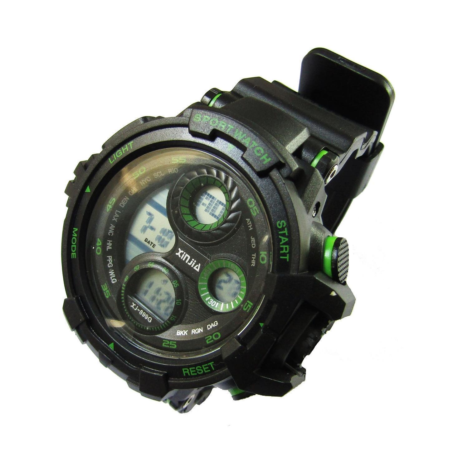 Miniatura Relógio Digital Masculino Xinjia XJ-899G - À prova d'água