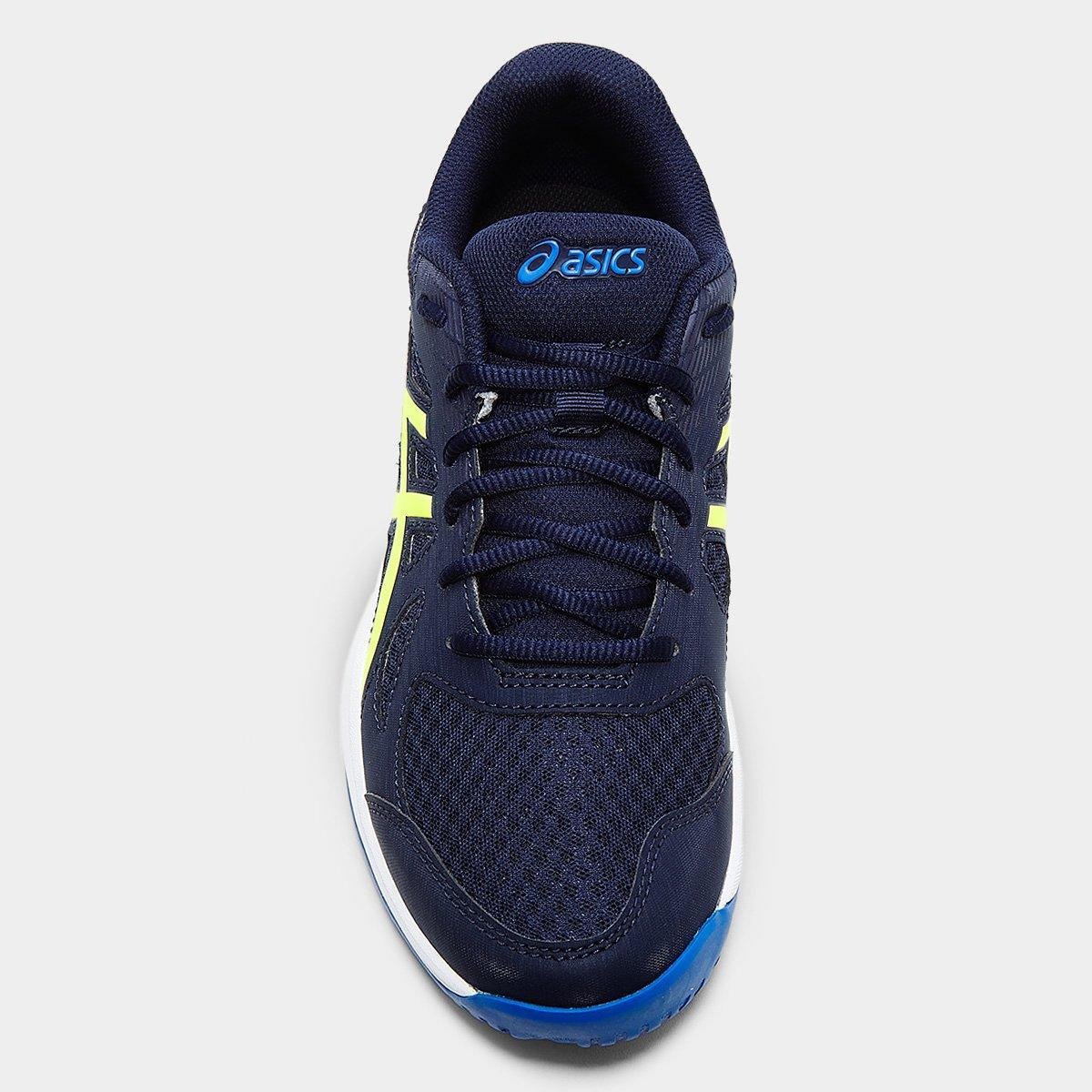 Miniatura Tênis Asics Upcourt 6 Masculino Azul+amarelo - 38