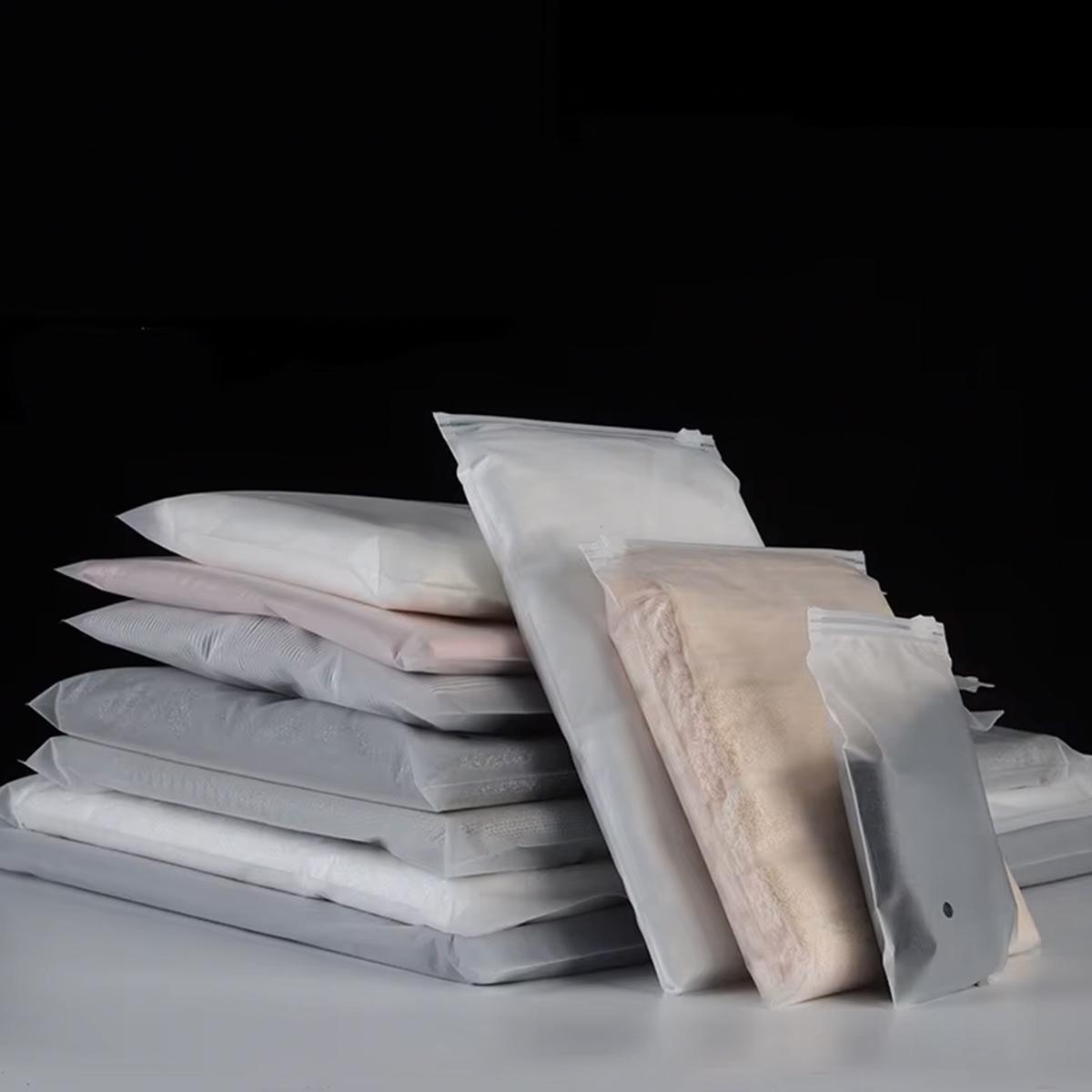 Saco Ziper Fecho 15X20Cm Kit 100Uni Roupa Plástico Embalagem