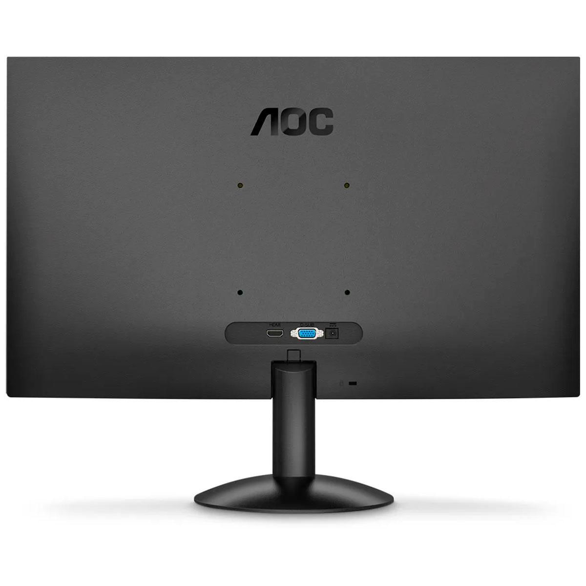 Miniatura Monitor Aoc 23,8,Led, 100Hz, Vga E Hdmi - 24B30Hm2