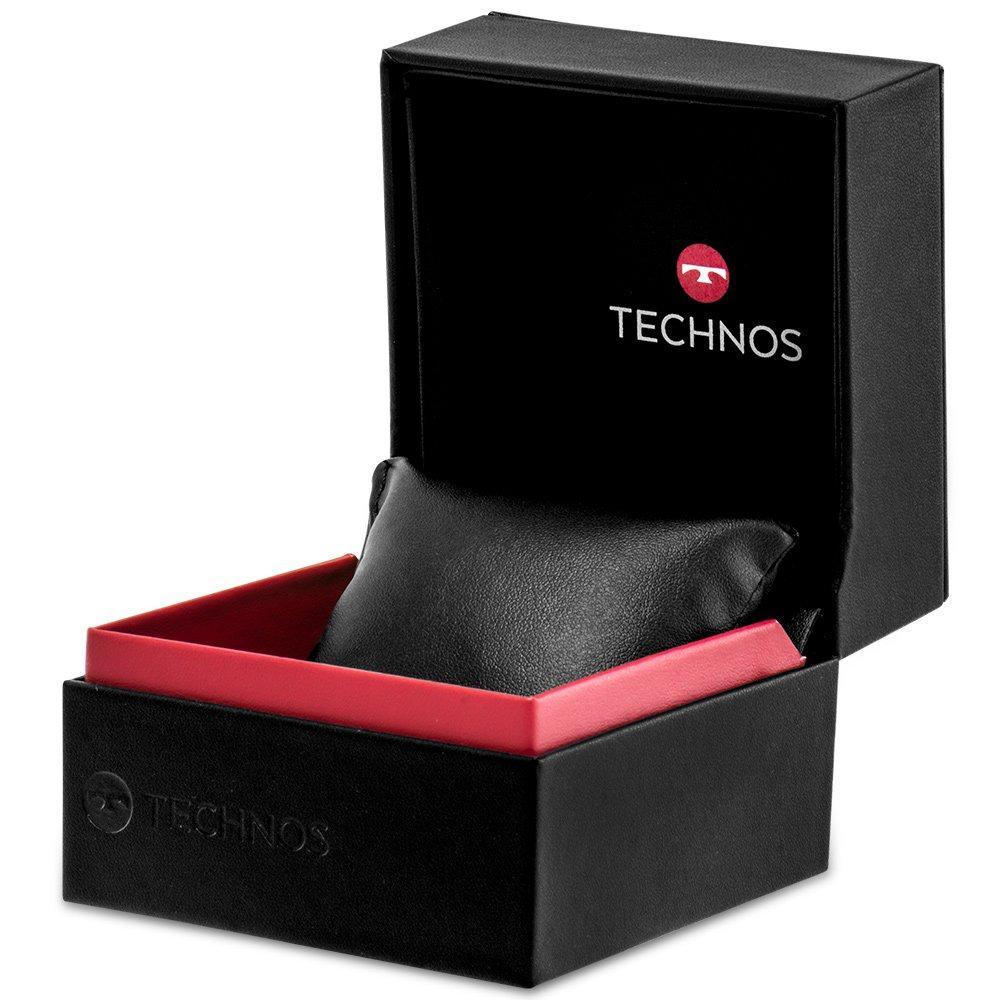 Miniatura Relógio Masculino Technos Racer Analógico Dourado 2115NBA/1D