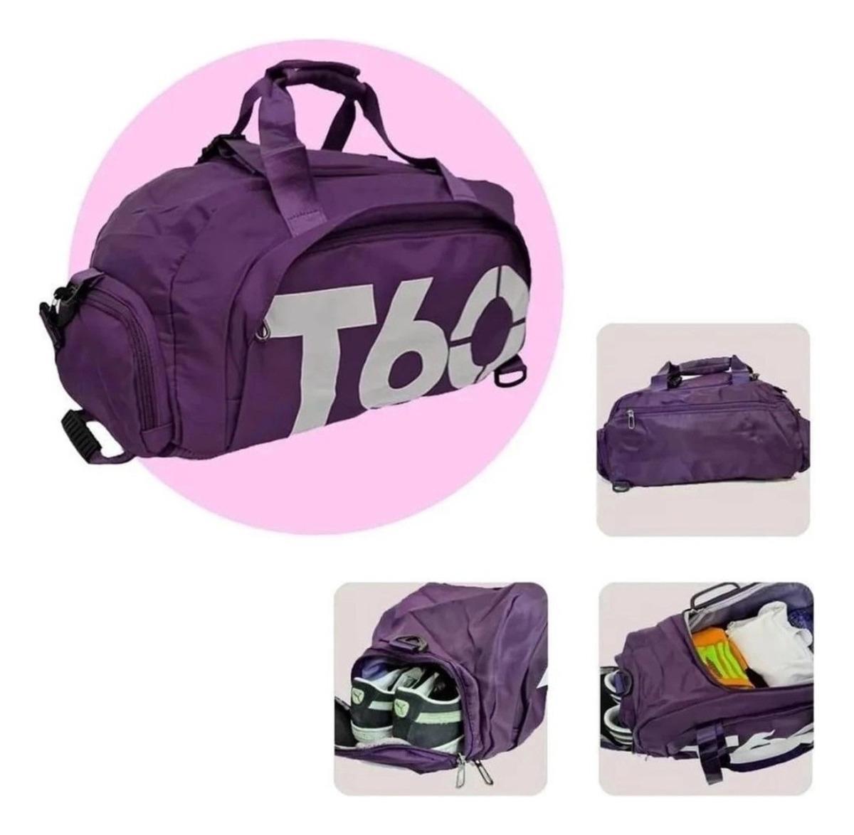 Miniatura Bolsa Mala Mochila T60 Academia Bagagem Viagem Cor Rosa Clar