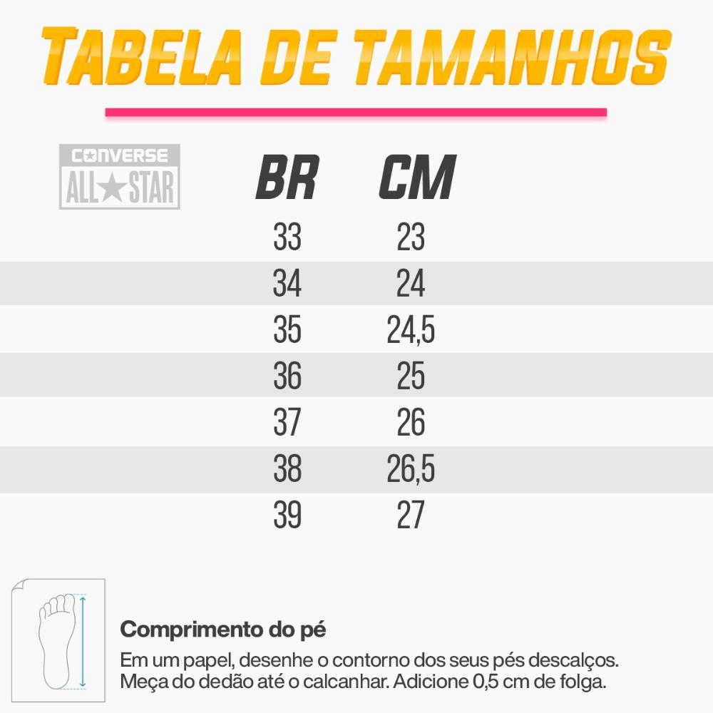 Miniatura Tênis Converse Chuck Taylor All Star Lift Feminino Bege / Branco - 33
