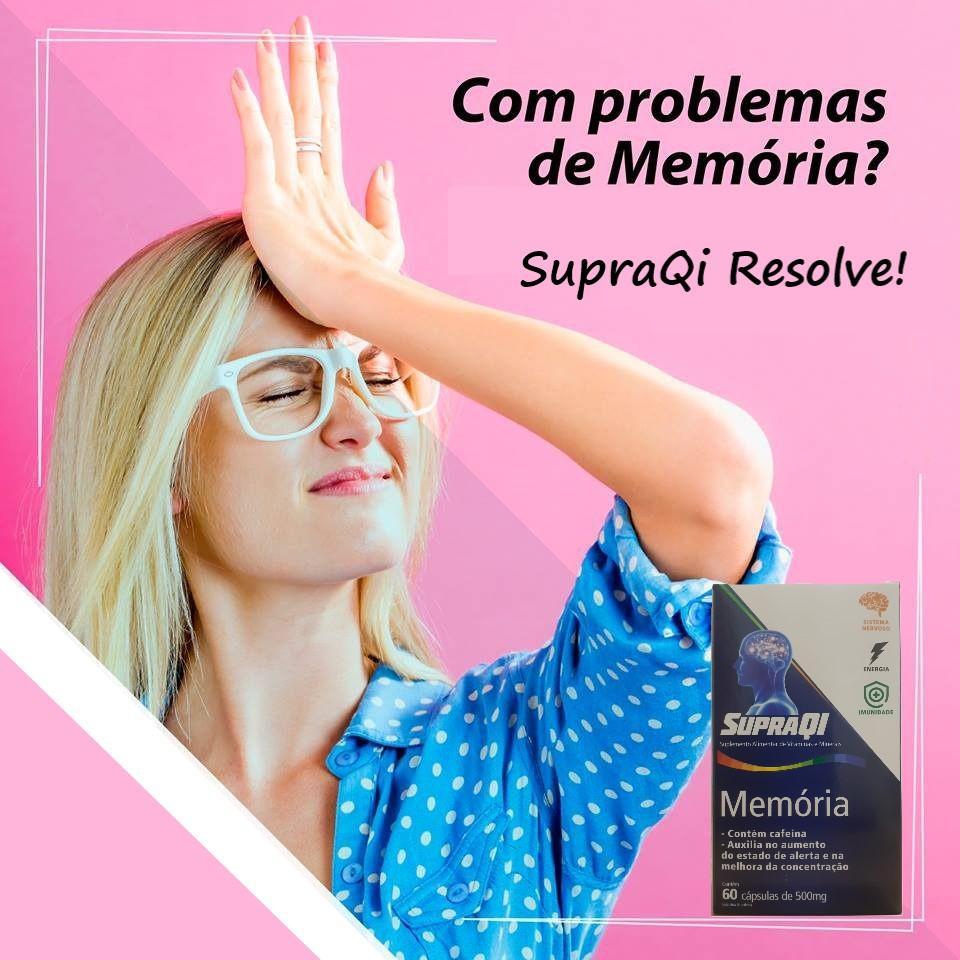Miniatura Supra Qi Memória 60Cáps. 500Mg