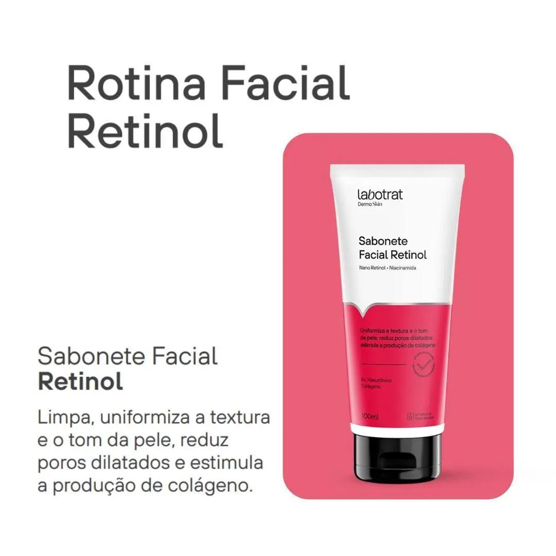 Miniatura Labotrat Dermo Skin Retinol Kit Facial Sab + Tonico + Sérum