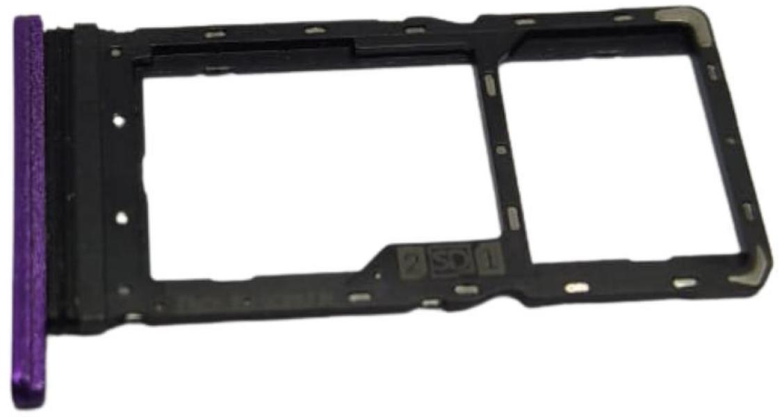 Miniatura Gaveta Slot Do Sim Card Chip One Macro Violeta Autorizada