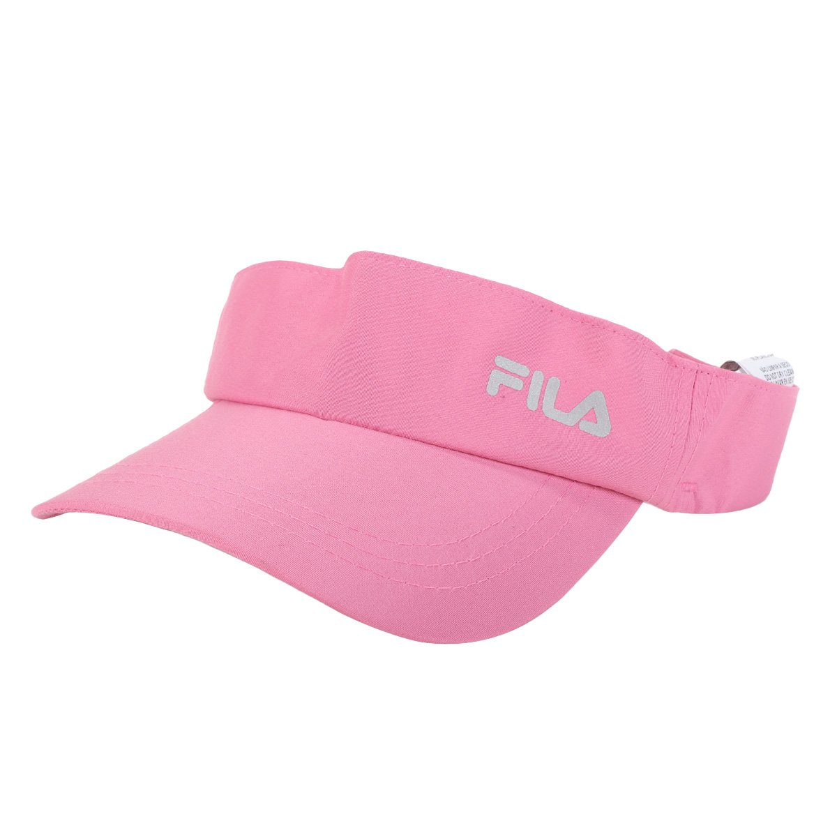 Miniatura Viseira Fila Aba Curva Strapback Running Rosa