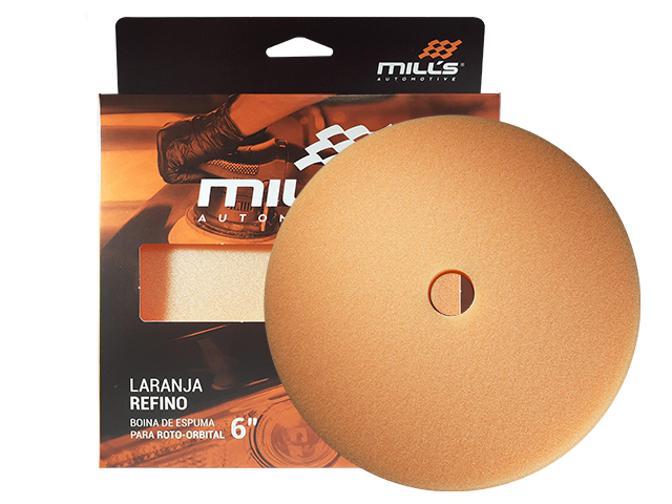 Miniatura Boina De Espuma Laranja Refino 6 " Roto Orbital Mills Boina para polimento - Orbital