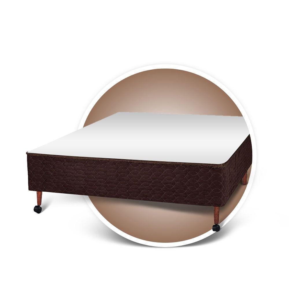Miniatura Conjunto Probel Cameron Box Castor Marrom Casal 138x188x70cm