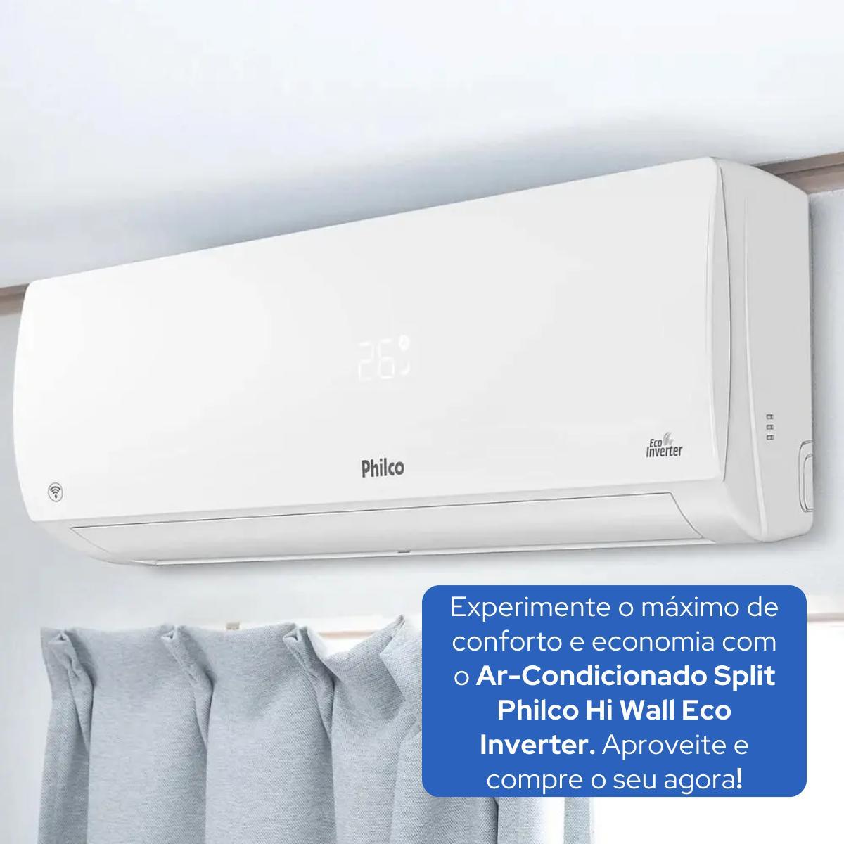 Ar-Condicionado Split Inverter 9000 Btus Philco 220V