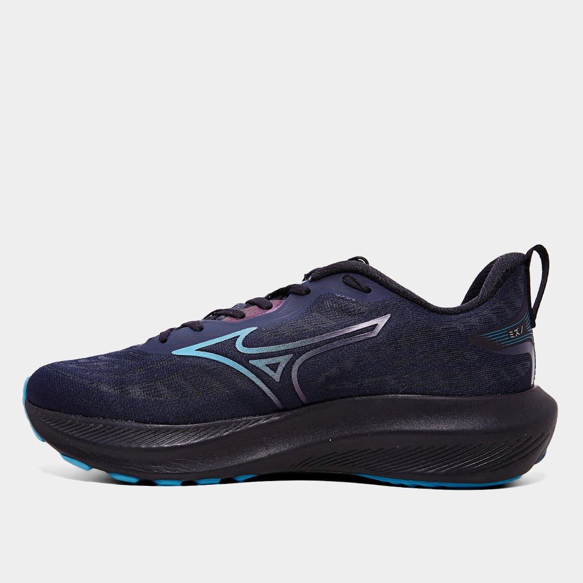 Miniatura Tênis Mizuno Base Ride Masculino Marinho+Preto - 38